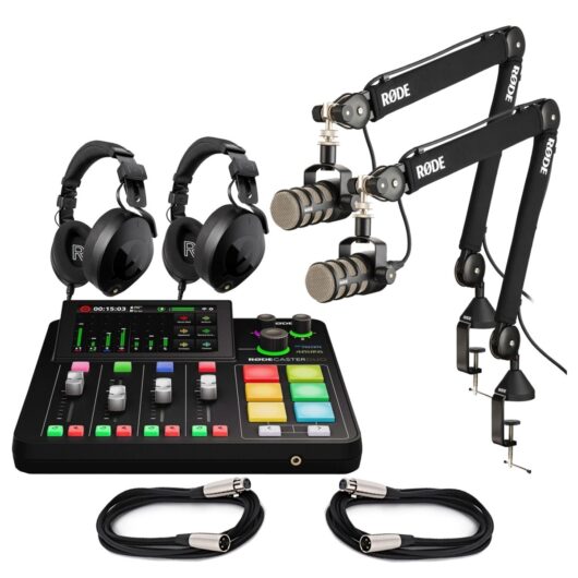 Rode RodeCaster Duo Two-Person Podcasting Bundle