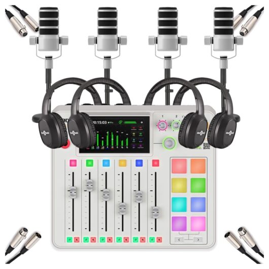 Rode Rodecaster Pro II Quad Bundle White