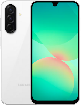Samsung Galaxy A26 Dual SIM (256GB White) at Â£5 on Pay Monthly Unlimited (24 Month contract) with Unlimited mins & texts; Unlimited 5G data. Â£14.99 a month.