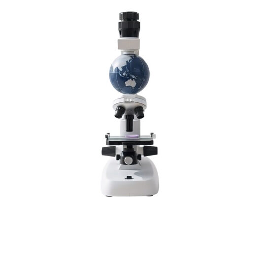 Kids' Adjustable Focus Monocular Desktop Microscope with Complete STEM Kit | Wowcher